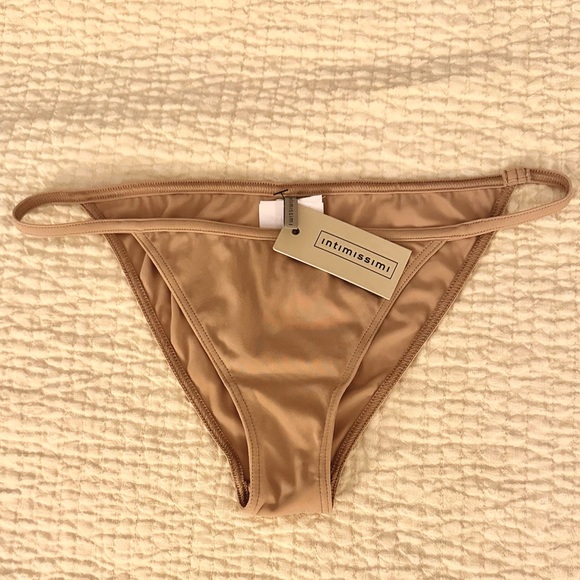 INTIMISSIMI PANTIES WITH SIDE PANEL IN MICROFIBER - Nude - S - NWT - Picture 5 of 5